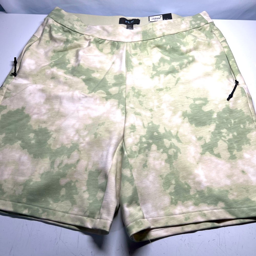 FLX Shorts Travel Leisure stretch Breathable Fabric Relaxed Zip Pockets